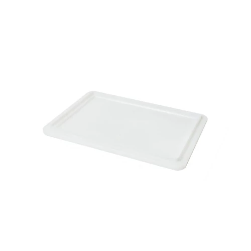 Låg til Pizza Hævekasse - 30x40 cm | Køb her Låg til pizzadej hævekasse i klar hvid plastik - måler 30x40 cm