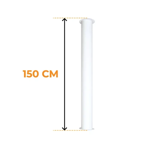 ScandiFlames Toronto Monteringsrør Hvid 150 cm ScandiFlames Toronto Monteringsrør Hvid 150 cm