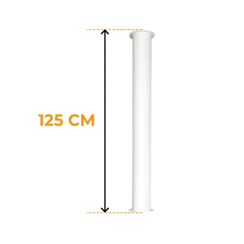 ScandiFlames Toronto Monteringsrør Hvid 125 cm ScandiFlames Toronto Monteringsrør Hvid 125 cm