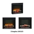 Dimplex XHD Electric Firebox - Elektrisk pejseindsats til indbygning i væg eller eksisterende pejs