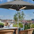 Sort parasol terrassevarmer