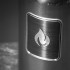 Nordic Flame Brandslukker 2 kg - Poleret stål