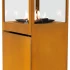 Marino Premium corten stål gas terrassevarmer