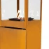 Marino Premium corten stål gas terrassevarmer