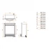 Sway Classic el-pejs med krom frontpanel – Indbygget elektrisk pejs