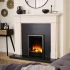 Sway Classic el-pejs med krom frontpanel – Indbygget elektrisk pejs