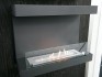 Dakota - Sort tre-sidet vaeghaengt biopejs 80 cm