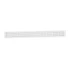 Ventilationsrist Hvid - 100x11 cm med et ventilationsareal 420 cm²