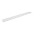 Ventilationsrist Hvid - 100x11 cm med et ventilationsareal 420 cm²